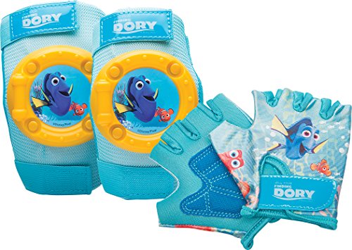 Bell 7078264 Finding Dory Protective Gear Pad And Glove Set, Blue