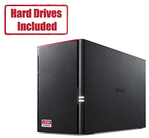 Buffalo LinkStation 520 4TB Private Cloud Storage NAS with Hard Drives Included
