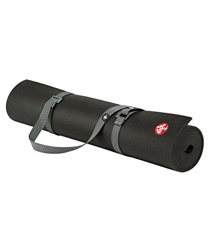 Manduka Go Move Yoga Mat Carrier Sling with Adjustable Strap 68 x 1.5 in, Black