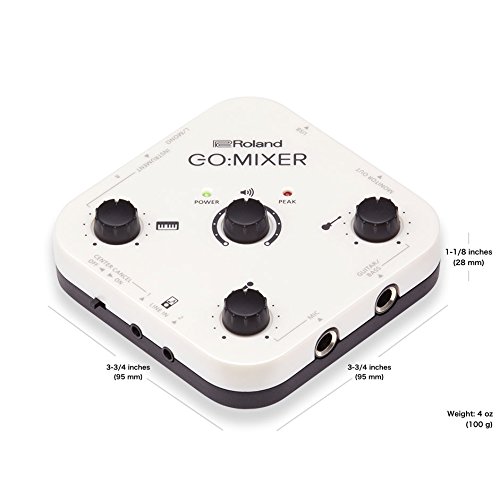 Roland GOMIXER Audio Mixer for Smartphones,White | The Storepaperoomates Retail Market - Fast Affordable Shopping