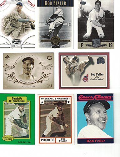Bob Feller / 25 Different Baseball Cards Featuring Bob Feller