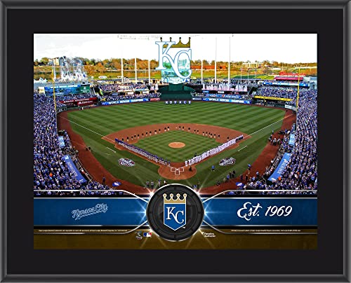 Kansas city Royals 10″ x 13″ Sublimated Team Stadium Plaque – MLB Team Plaques and Collages