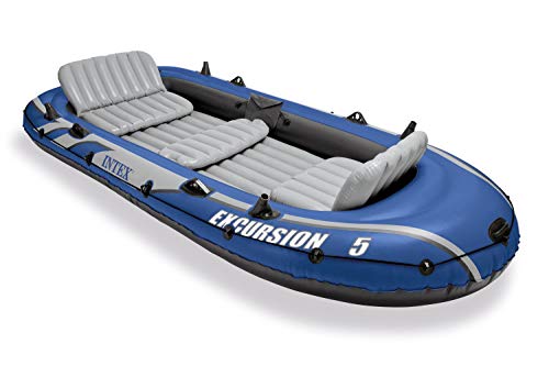 Intex Excursion 5 Person Inflatable Boat Set