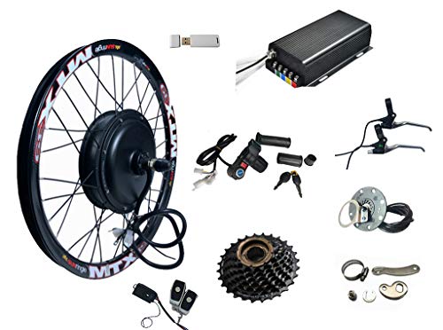 NBPOWER 26″ 3000W Electric Bike Conversion Kit with 48/60/72V 3000W Brushless DC Motor/E-Bike Conversion Kit (26inch Rear) | The Storepaperoomates Retail Market - Fast Affordable Shopping