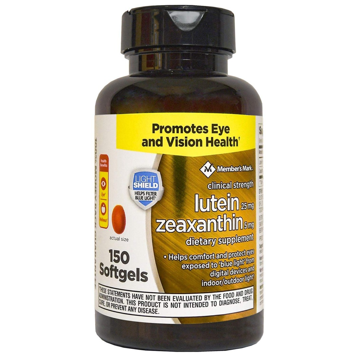 Member’s Mark Lutein 25mg Zeaxanthin 5mg (150 ct.) | The Storepaperoomates Retail Market - Fast Affordable Shopping