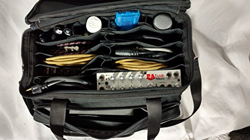 CablePhyle – Professional Ultra-Lte Cable File Gig Bag, with Adjustable Dividers, for Cords, Sound Equipment, DJ Gear, Musician Accessories