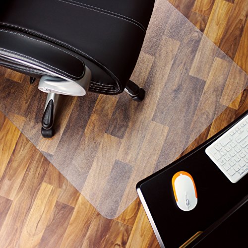 Marvelux Heavy Duty Polycarbonate Office Chair Mat for Hardwood Floors 36″ x 48″, Transparent Hard Floor Protector, Rectangular, Shipped Flat, No Unrolling, Multiple Sizes
