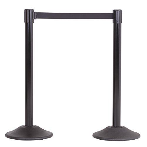 US Weight – U2102EXT Heavy Duty Premium Steel Crowd Control Stanchion with Extended 13-foot Retractable Belt