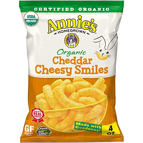 Annie’s Organic Cheddar Cheesy Smiles, 4 Oz