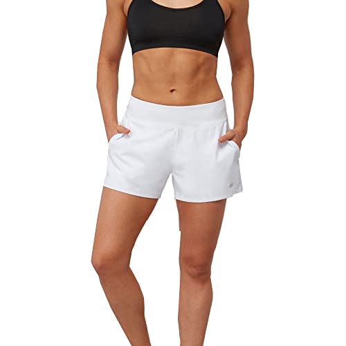Fila Women’s Double Layer Shorts, White, XL