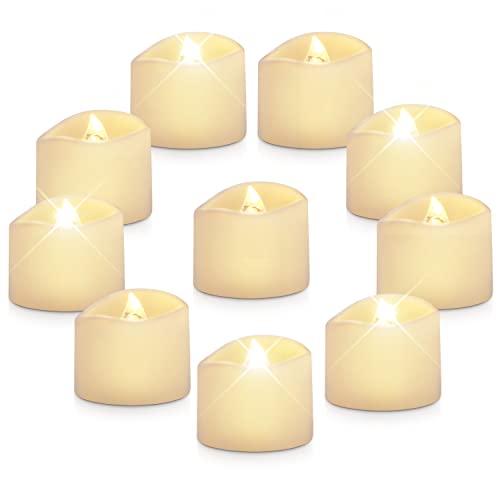 Homemory 24Pack Battery Operated Small Candles, 200+Hours Tea Lights Candles, Flickering Flameless LED Candles, Votive Candles for Table Centerpieces for Wedding, Aniversary, Halloween, Christmas