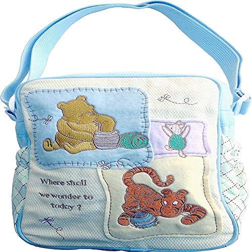 Classic Winnie The Pooh Mini Diaper Bag, Where Shall we Wonder to Today?