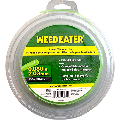Weed Eater 588937905 .080″ x 100′ Round Trimmer Line