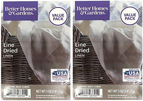 Better Homes and Gardens Line Dried Linen Wax Cubes – 2-Pack