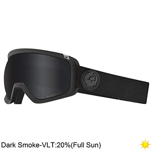 Dragon Alliance D3 OTG Ski Goggles, Black, Murdered/Dark Smoke Lens