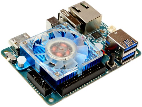 ODROID-XU4 with active cooling fan