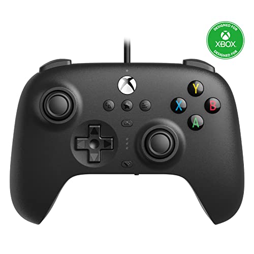 8Bitdo Ultimate Wired Controller for Xbox Series X, Xbox Series S, Xbox One, Windows 10 & Windows 11 – Officially Licensed (Black)
