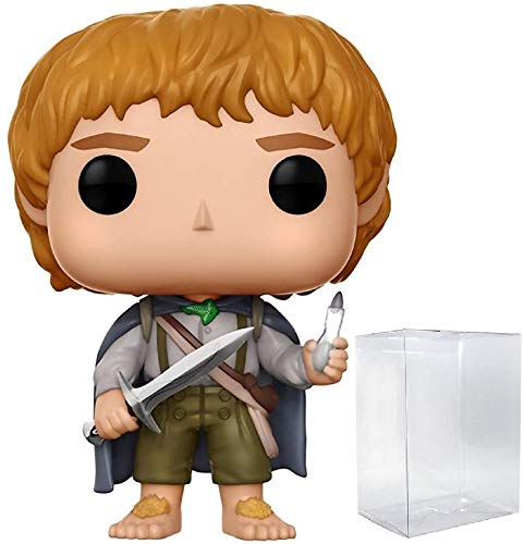 POP Lord of The Rings – Samwise Gamgee Funko Pop Vinyl Figure (Bundled with Compatible Pop Box Protector Case), Multicolored, 3.75 inches