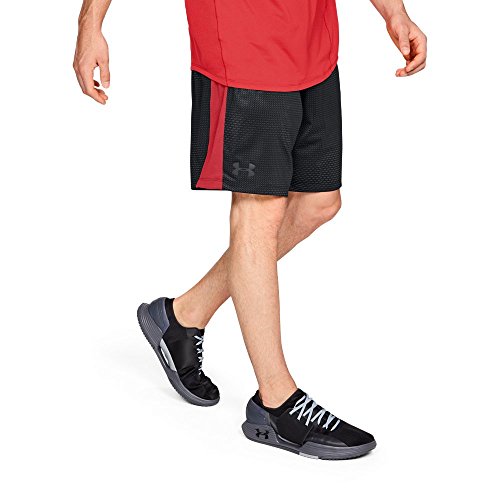 Under Armour Men’s MK-1 Printed Shorts, Black (001)/Stealth Gray, XX-Large