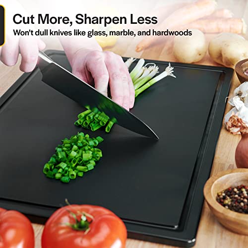 Thirteen Chefs Plastic Cutting Board with Juice Groove – Medium Cutting Board for Meat, Grilling, BBQ, Smoking, Fruit, and More – 20″ x 15″ x 0.5″ – White | The Storepaperoomates Retail Market - Fast Affordable Shopping