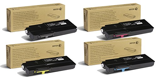 Xerox VersaLink C400/C405 Color + Black Standard Capacity Toner Cartridge Multi-Pack (2,500 Pages) – 106R03500, 106R03501