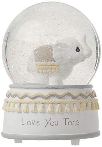 Precious Moments Resin/Glass Love You Tons Elephant Musical Snow Globe, Gray Chevron | The Storepaperoomates Retail Market - Fast Affordable Shopping