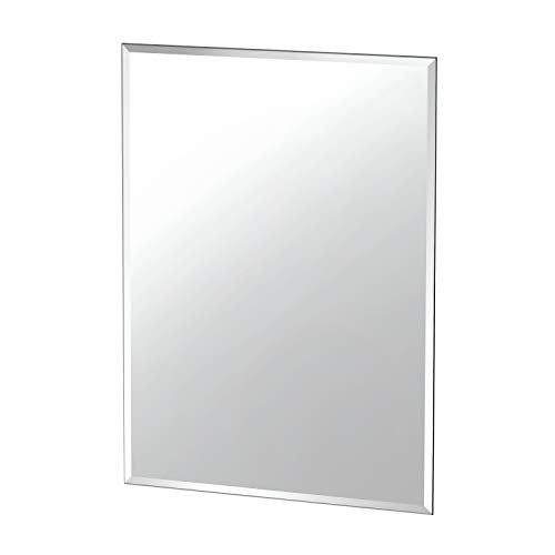 Gatco Beveled Easy Mount Mirror, 31.5″ H x 23.5″ W, Silver