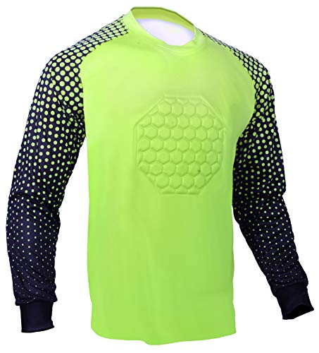 Soccer Goalie Shirt (Lime Green, Adult Small)