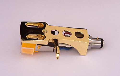 Gold plated Headshell, cartridge, needle for YAMAHA YP211, YP400, YP450, YP700, YP701, YPB2, YPB4, YP800, YPD6, YPD71, YPD8, P500, MADE IN ENGLAND