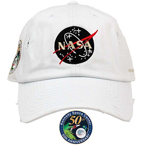 FIELD GRADE Skylab NASA Hat 50th Anniversary Patch (White Gold Distressed)