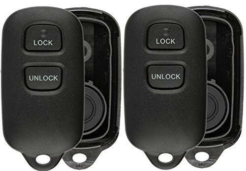 KeylessOption Just the Case Keyless Entry Remote Control Car Key Fob Shell Replacement for GQ43VT14T (Pack of 2)