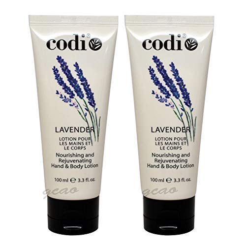 Codi Lavender Hand & Body Lotion Nourishing and rejuvenating 3.3 Ounces ( Pack of 2 )