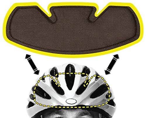 Bicycle & Bike Helmet Sweat Liner by NoSweat – Made in USA – Patented SweatLock Technology