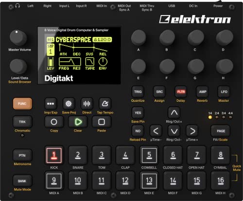 Elektron Digitakt 8-Track Drum Computer and Sampler