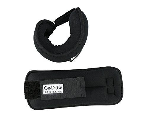 Cando 10-3384-2 Weight Straps, 5 lb. Set, Black (Pack of 2)