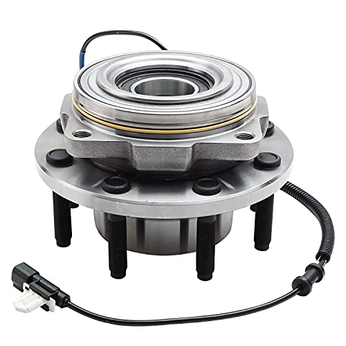 Detroit Axle – 4WD SRW Front Wheel Bearing Hub Replacement for 2011-2016 Ford F-250 F-350 Super Duty [Single Rear Wheel]
