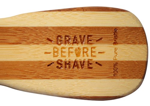 Grave Before Shave Beard Brush | The Storepaperoomates Retail Market - Fast Affordable Shopping
