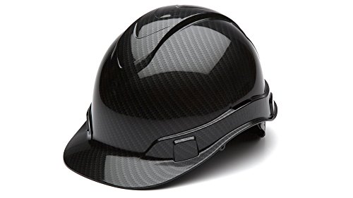 Pyramex Safety HP44117S Ridgeline Cap Style Hard Hat, One Size, Gray (Shiny Black Graphite Pattern)