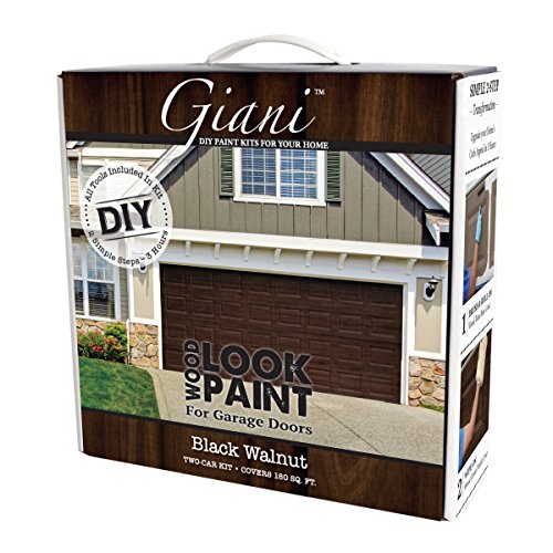 Wood Look Paint Kit for Garage Doors (Black Walnut) | The Storepaperoomates Retail Market - Fast Affordable Shopping