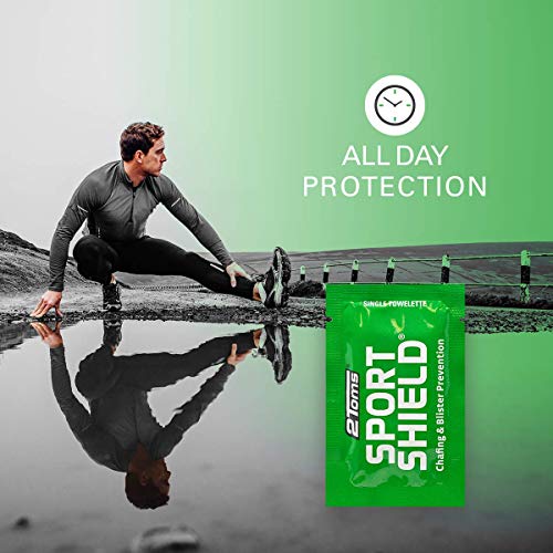 2Toms SportShield Anti-Chafe and Blister Prevention for Your Body, Sweatproof and Waterproof, Prevent Skin Irritation from Chafing, Single Use Towelettes, 6 Pack | The Storepaperoomates Retail Market - Fast Affordable Shopping