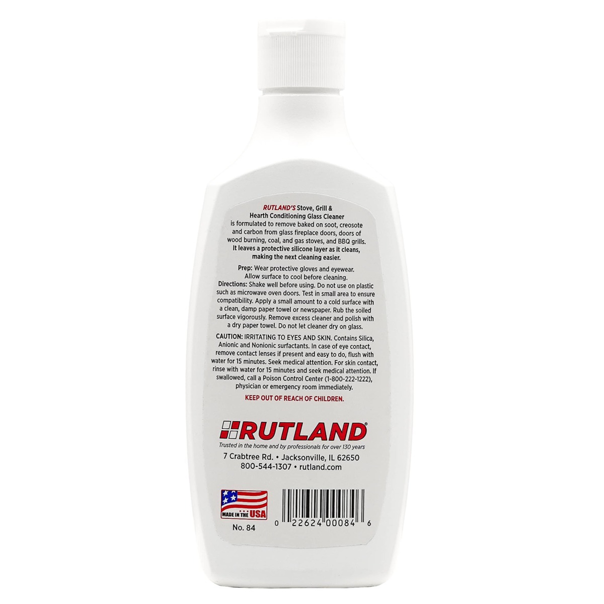 Rutland Products Hearth and Grill Conditioning Glass Cleaner, 8 Fluid Ounce | The Storepaperoomates Retail Market - Fast Affordable Shopping