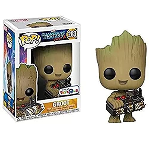 Funko Pop Guardians of the Galaxy: Groot with Bomb Collectible Figure, Multicolor