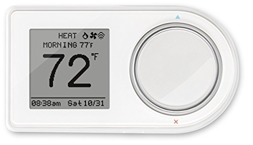 Lux Products GEO-WH Wi-Fi Thermostat, White, Compatible with Alexa