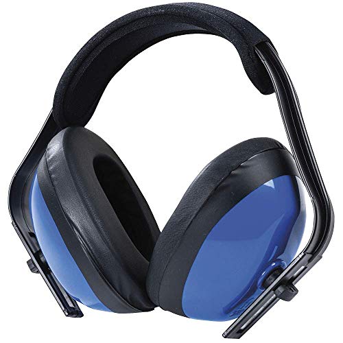 Sellstrom Noise Cancelling Adjustable Safety Ear Muffs, ANSI S3.19 Certified, 25dB NRR, Blue, S23401