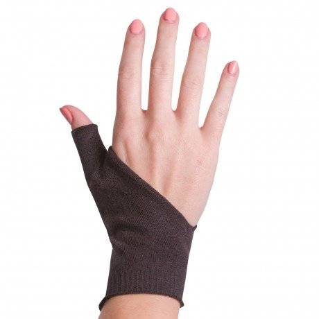 BraceAbility Undersleeve for Plastic Thumb Splint | Soft Protective Hand Sock to Wear Under Thumb & Wrist Braces