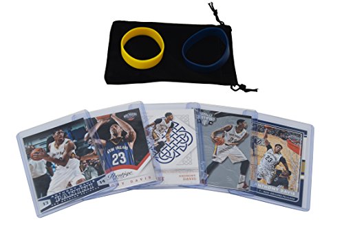 Anthony Davis Basketball Cards Assorted (5) Bundle – Los Angeles Lakers, New Orleans Pelicans Trading Cards