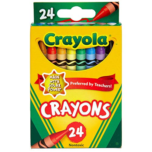 Crayola Crayons, 24 Count Pack, Assorted Colors, Art Supplies for Kids, Ages 4 & Up