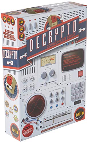 IELLO Decrypto Board Game, 30 Min Play Time, Age 12 & Up, 3-8 Players, Transmit Secret Codes & Don’t Allow The Opposing Team to Intercept, Creative Word Party Game