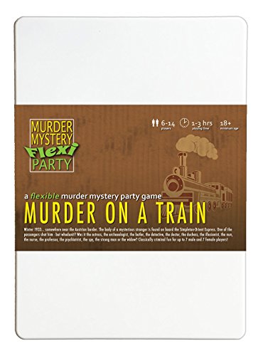 Murder on a Train 6-14 Player Murder Mystery Flexi-Party Dinner Party Game