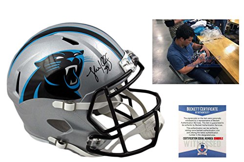 Luke Kuechly Signed Full Size Speed Helmet – Beckett – Carolina Panthers Autographed